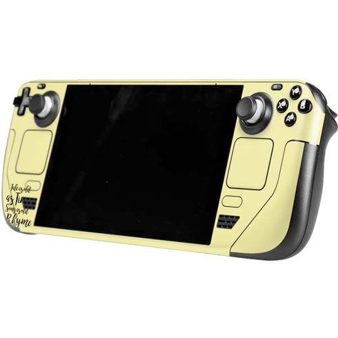 Disney Princess Belle Tale As Old As Time Art Steam Deck Handheld Gaming Computer Skin